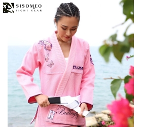 Fluory Butterfly JiuJitsu BJJ GI Pink