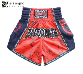 FLUORY Muay Thai Shorts - MTSF-122 Orange