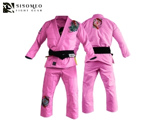 FLUORY BJJ Gi (Cá Koi) - BJJF20 - Hồng