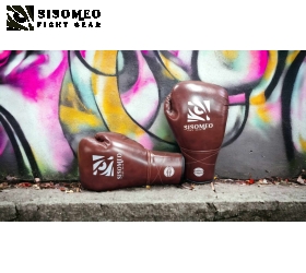 GĂNG SSM LACE UP BOXING GLOVES DARK BROWN