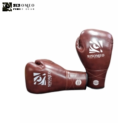GĂNG SSM LACE UP BOXING GLOVES DARK BROWN