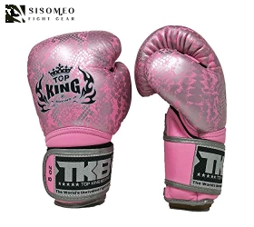 Găng TopKing Snake Boxing Gloves Pink/Gold