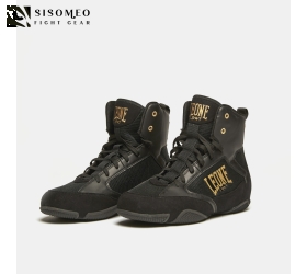 Giày Leone Premium Boxing  Shoes Đen