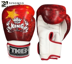 GĂNG BOXING TOPKING SUPER STAR RED " LOGO LỖI "