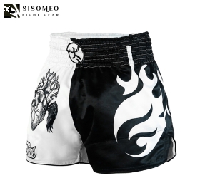 File Muay Thai Short MTSHL01 White