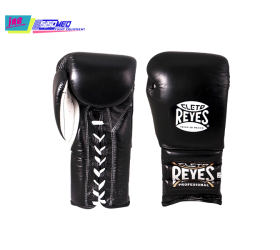 GĂNG BOXING CLETO REYES TRADITIONAL TRAINING GLOVES LACE UP BLACK