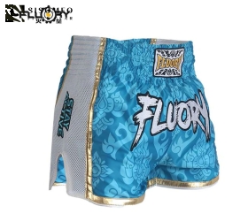 Quần Fluory Muay Thai Short MTSF64 Blue