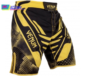 venum Technical Fightshorts (Black/Yellow)
