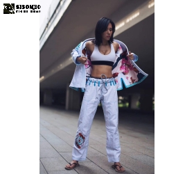 FLUORY BJJ Gi (Cá Koi) - BJJF20 - Trắng