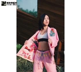 FLUORY BJJ Gi (Cá Koi) - BJJF20 - Hồng