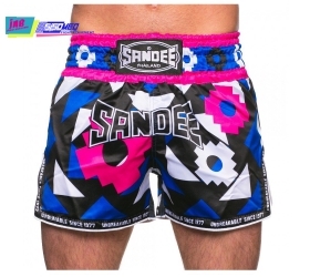 Sandee Inca Black/Blue/White/Pink Shorts