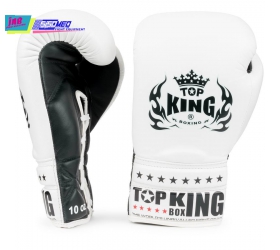 GĂNG TOPKING LACE UP BOXING GLVOES - WHITE