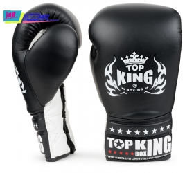 GĂNG TOPKING LACE UP BOXING GLVOES - BLACK
