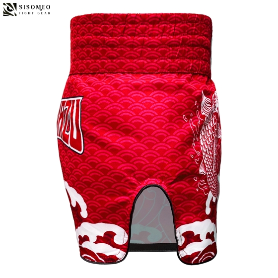NAMAZU Muay Thai Short - TBSN29 KOI Red