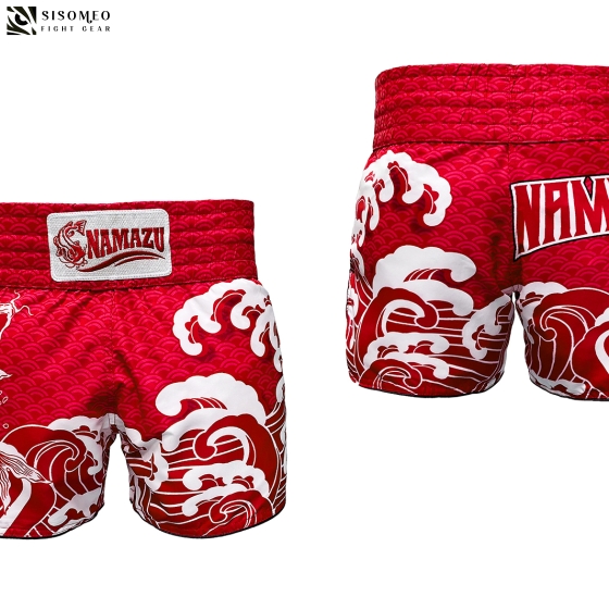 NAMAZU Muay Thai Short - TBSN29 KOI Red