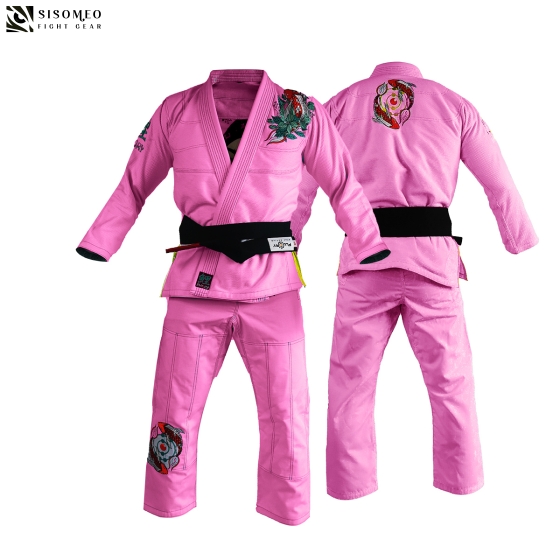 FLUORY BJJ Gi (Cá Koi) - BJJF20 - Hồng