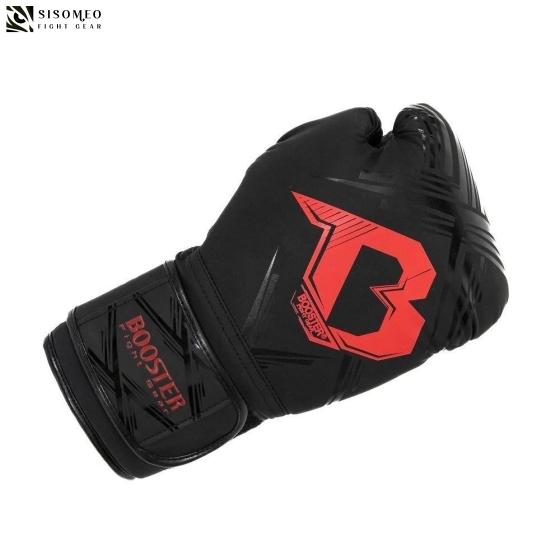 GĂNG TAY BOXING BOOSTER ALPHA - ĐEN ĐỎ