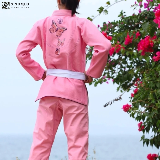 Fluory Butterfly JiuJitsu BJJ GI Pink