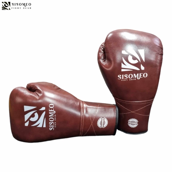 GĂNG SSM LACE UP BOXING GLOVES DARK BROWN