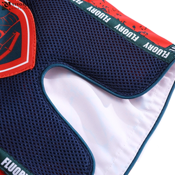 FLUORY Muay Thai Shorts - MTSF-122 Orange