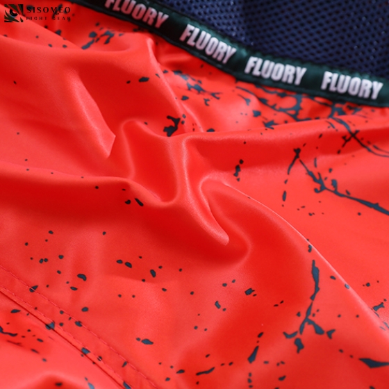 FLUORY Muay Thai Shorts - MTSF-122 Orange