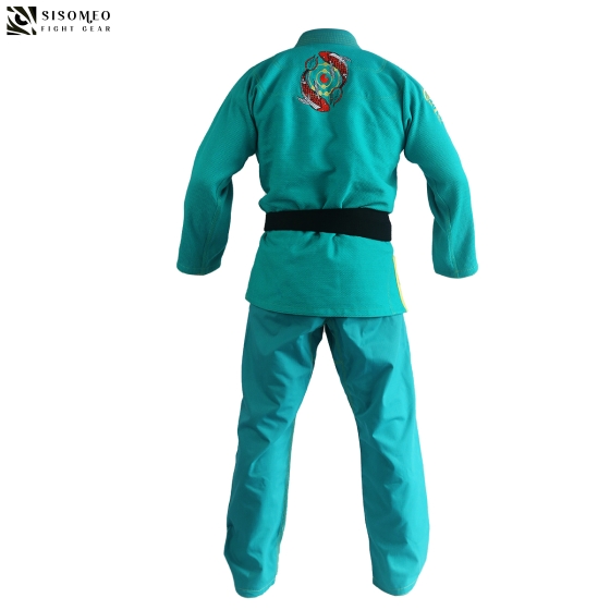 FLUORY BJJ Gi (Cá Koi) - BJJF20 - Xanh