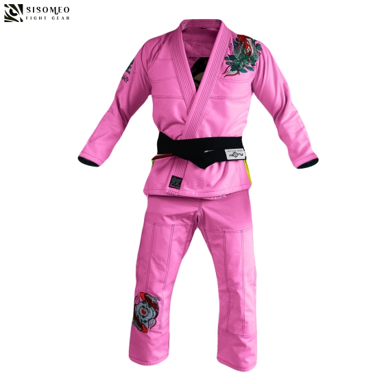 FLUORY BJJ Gi (Cá Koi) - BJJF20 - Hồng