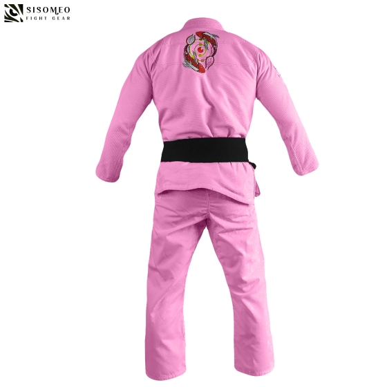 FLUORY BJJ Gi (Cá Koi) - BJJF20 - Hồng