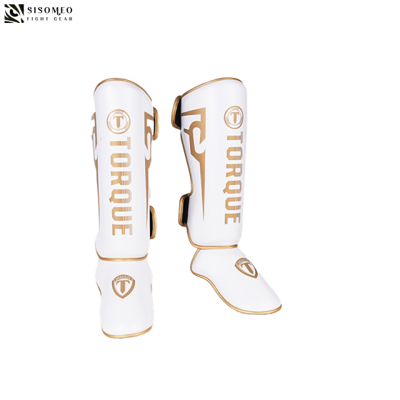 GIÁP CHÂN BẢO HỘ TORQUE SHINGUARDS - TRẮNG VÀNG