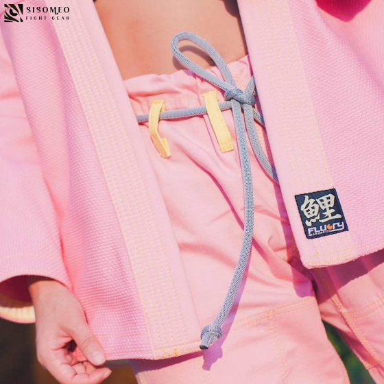 FLUORY BJJ Gi (Cá Koi) - BJJF20 - Hồng