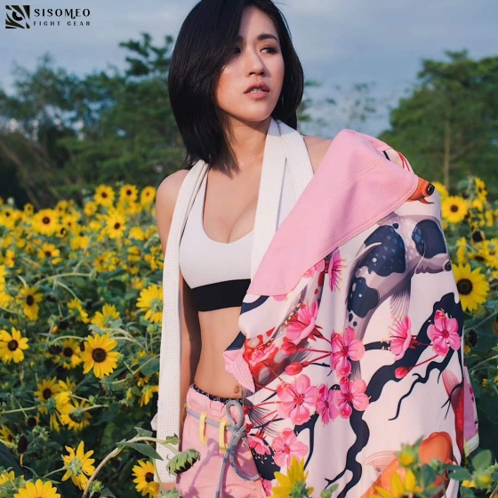 FLUORY BJJ Gi (Cá Koi) - BJJF20 - Hồng