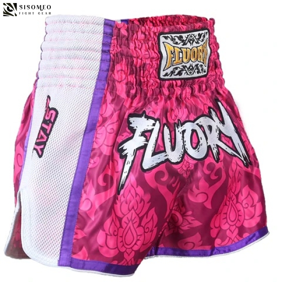 MUAY THAI SHORTS - MTSF64 PINK