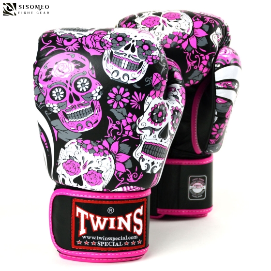 GĂNG TWINS SKULL BOXING GLOVES HỒNG