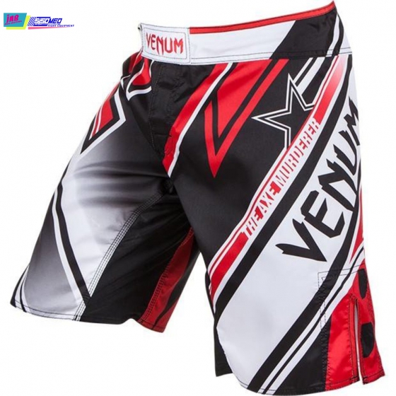 Venum Wand's CONFLICT MMA Shorts Black Ice Red