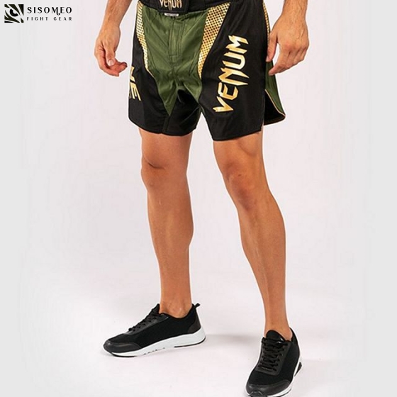 Venum X ONE FC Fightshorts - Venum Khaki - Black